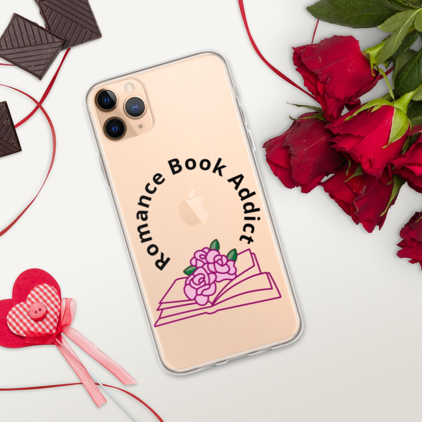Romance Book Addict Clear Case for iPhone®