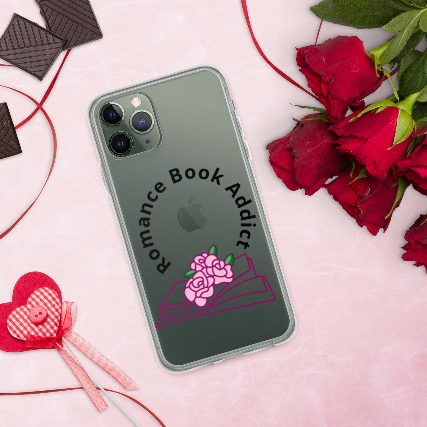 Romance Book Addict Clear Case for iPhone®