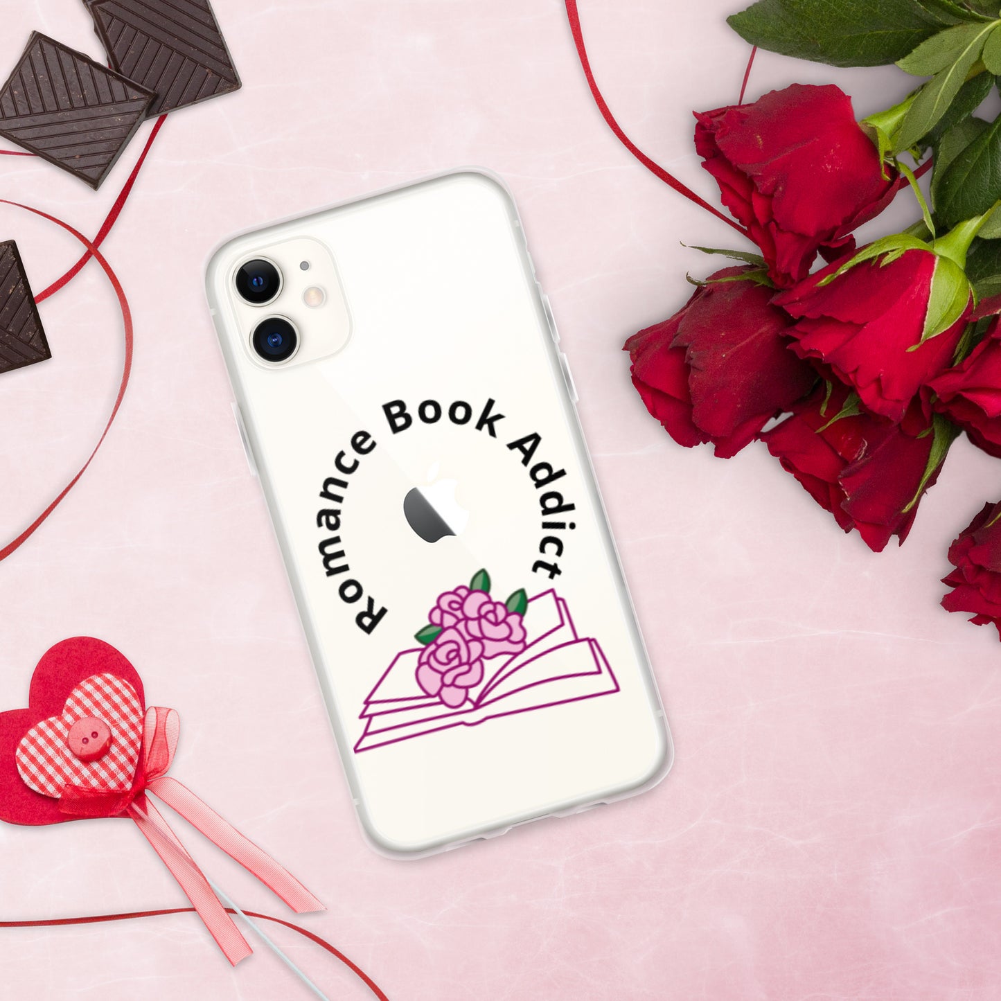 Romance Book Addict Clear Case for iPhone®