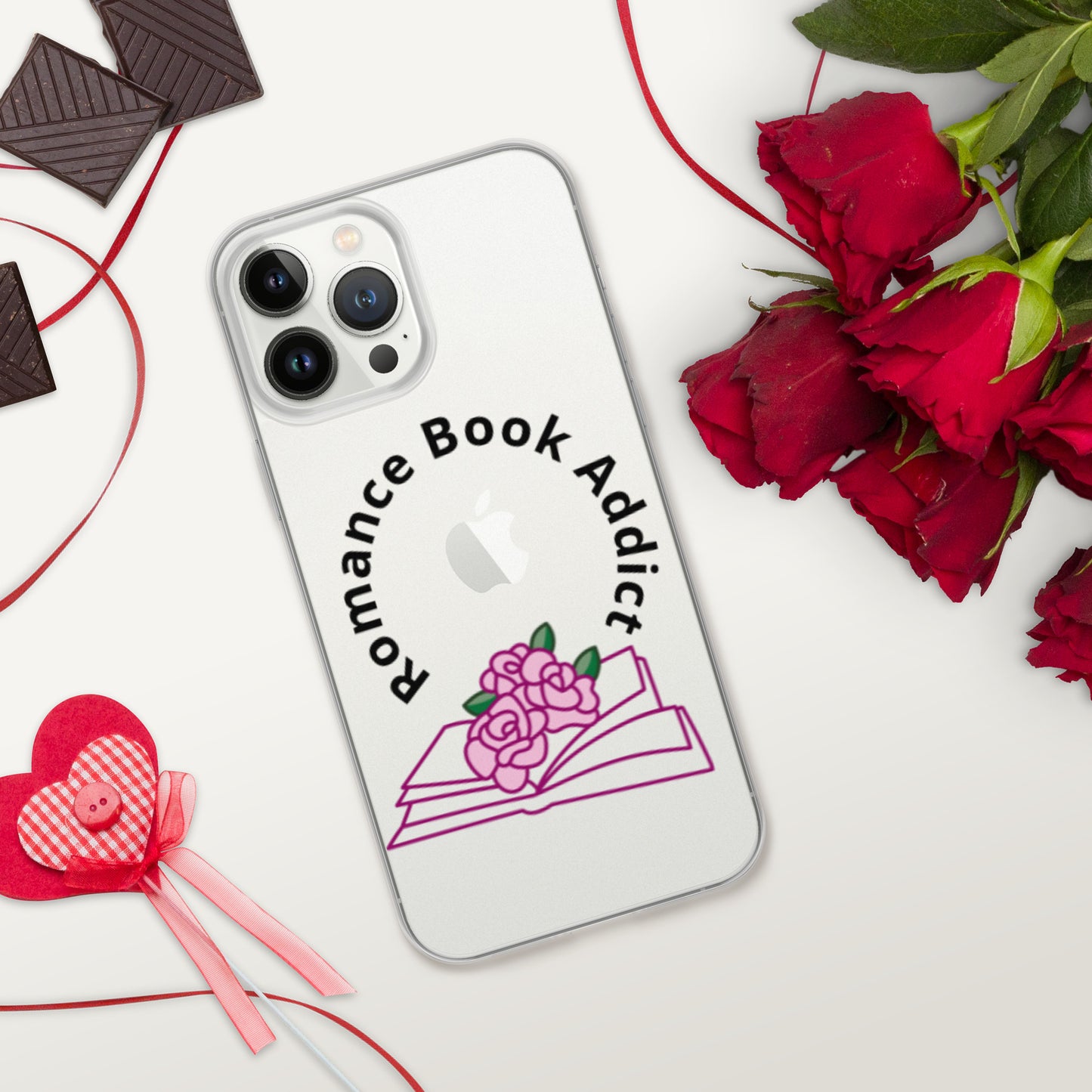 Romance Book Addict Clear Case for iPhone®
