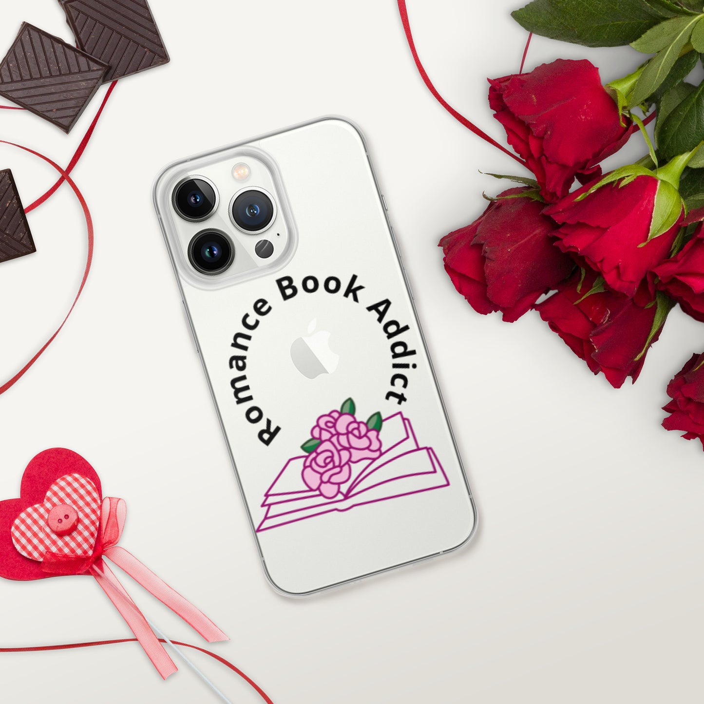 Romance Book Addict Clear Case for iPhone®