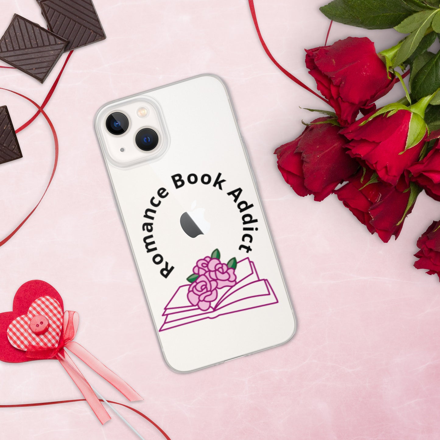 Romance Book Addict Clear Case for iPhone®