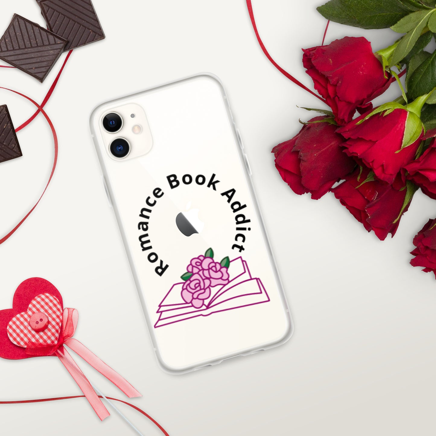 Romance Book Addict Clear Case for iPhone®