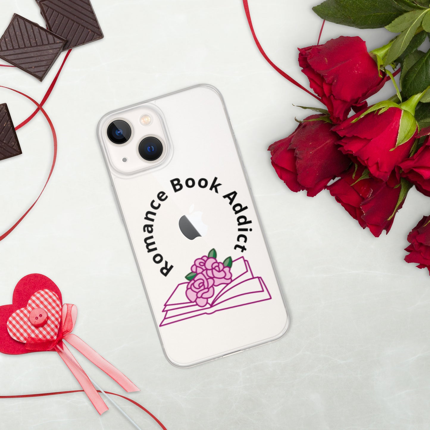 Romance Book Addict Clear Case for iPhone®