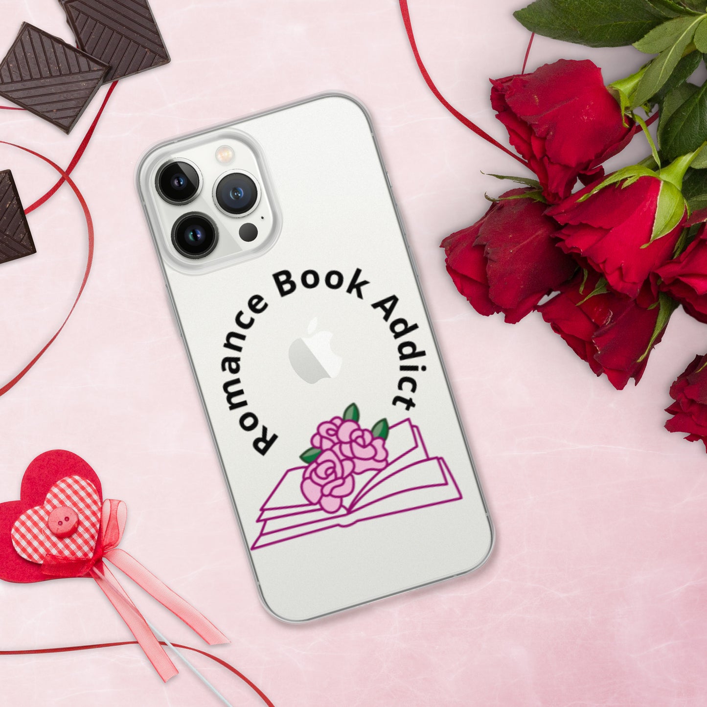 Romance Book Addict Clear Case for iPhone®