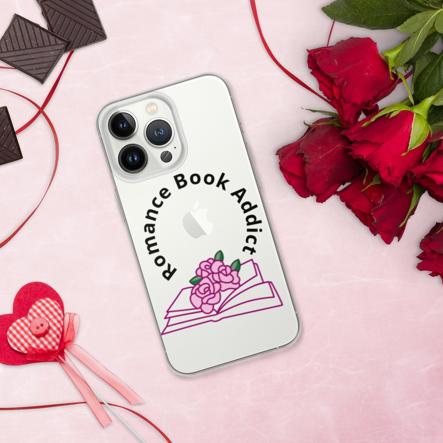 Romance Book Addict Clear Case for iPhone®