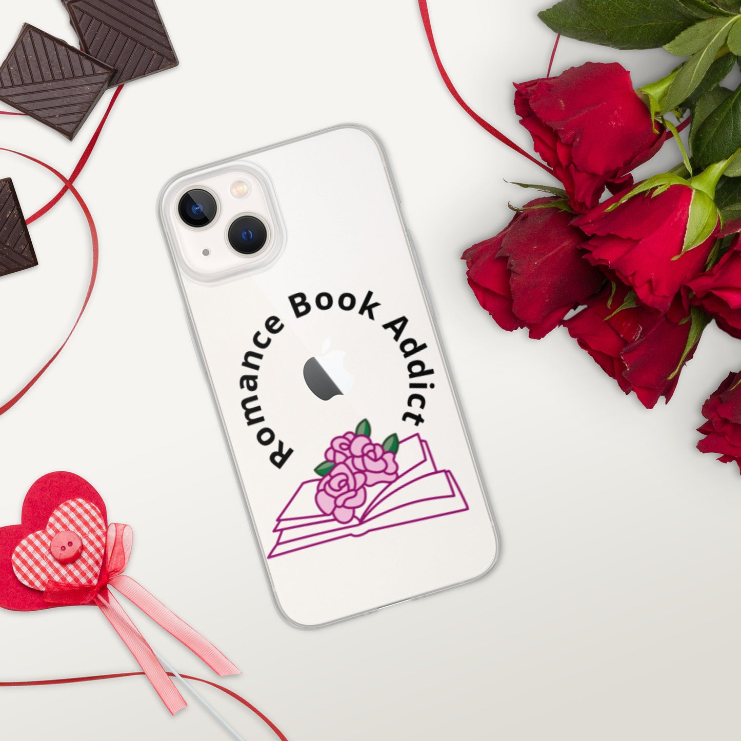 Romance Book Addict Clear Case for iPhone®