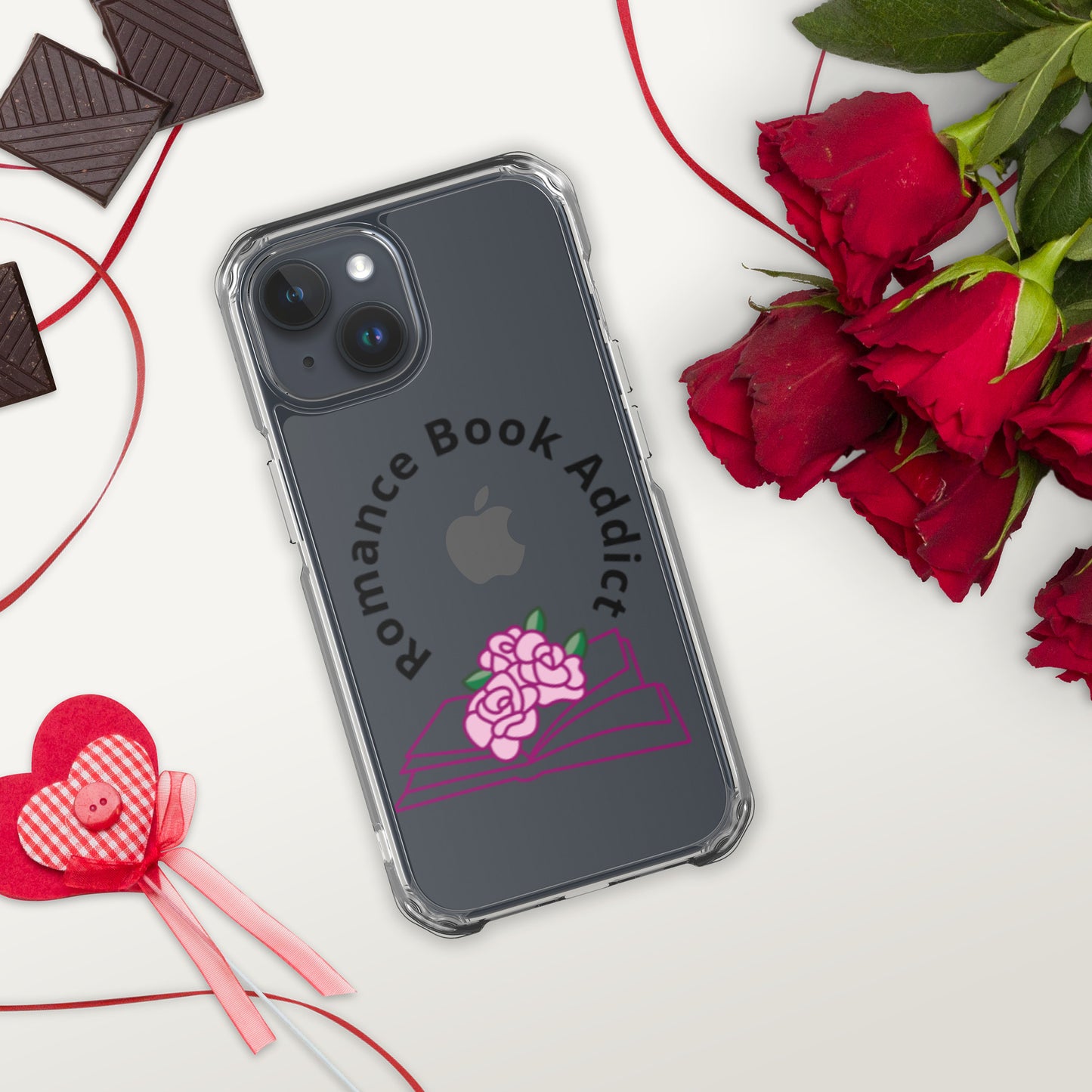 Romance Book Addict Clear Case for iPhone®
