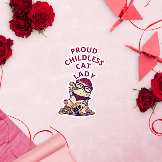 CHILDLESS CAT LADY STICKERS