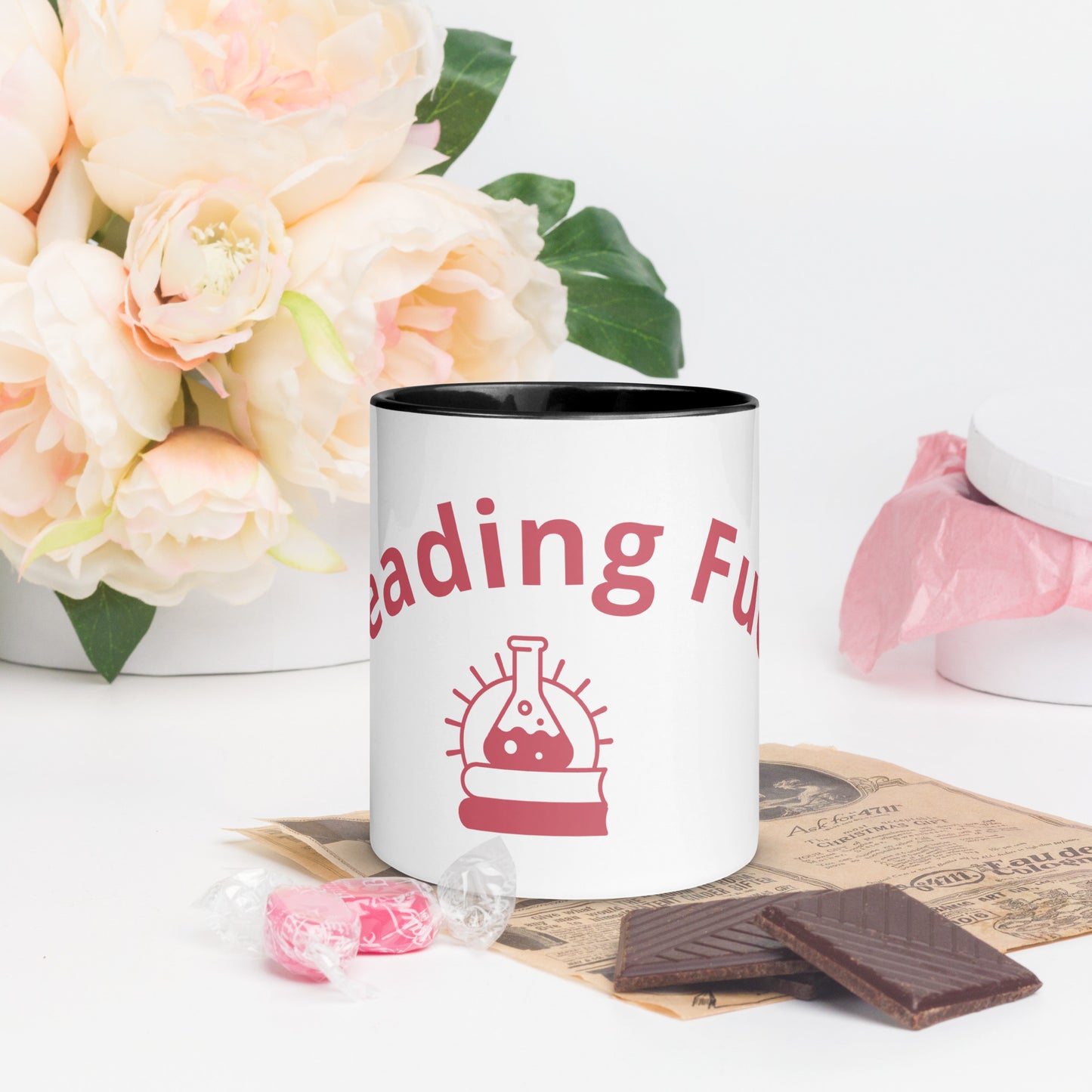 Reading Fuel Mug with Color Inside