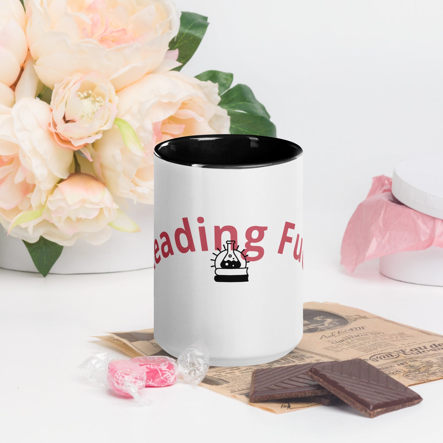 Reading Fuel Mug with Color Inside